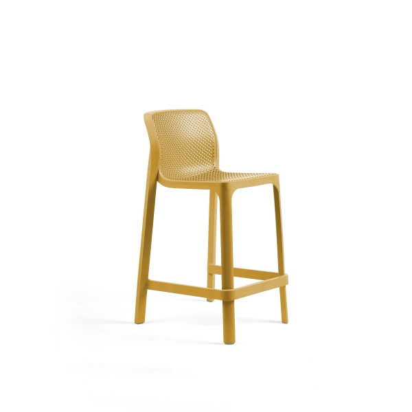 Hoker krzesło barowe NET STOOL MINI TORTORA ciemny beż, Nardi